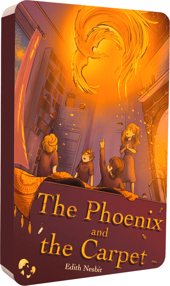 The Phoenix And The Carpet audiobook front cover.