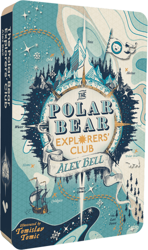 The Polar Bear Explorers Club audiobook front cover.