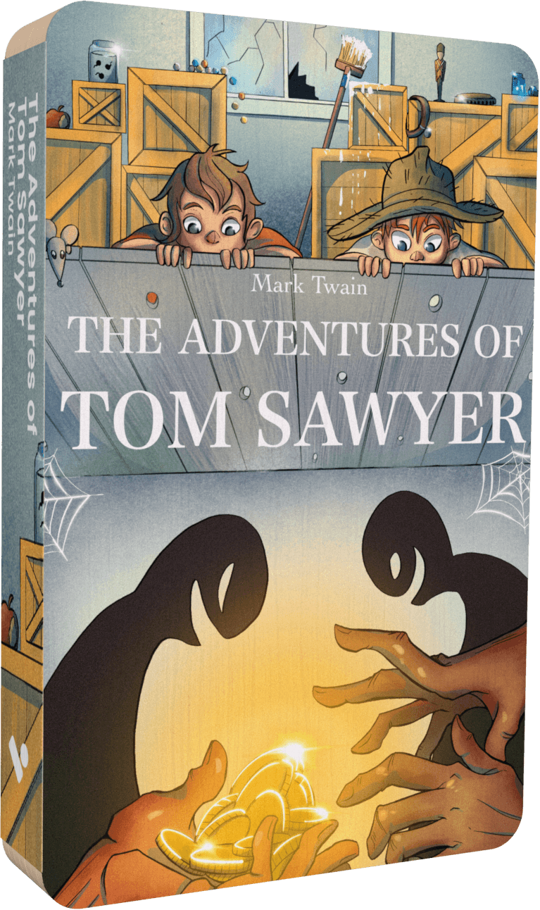 The Adventures Of Tom Sawyer audiobook front cover.