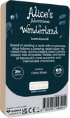 Alices Adventures In Wonderland audiobook back cover.