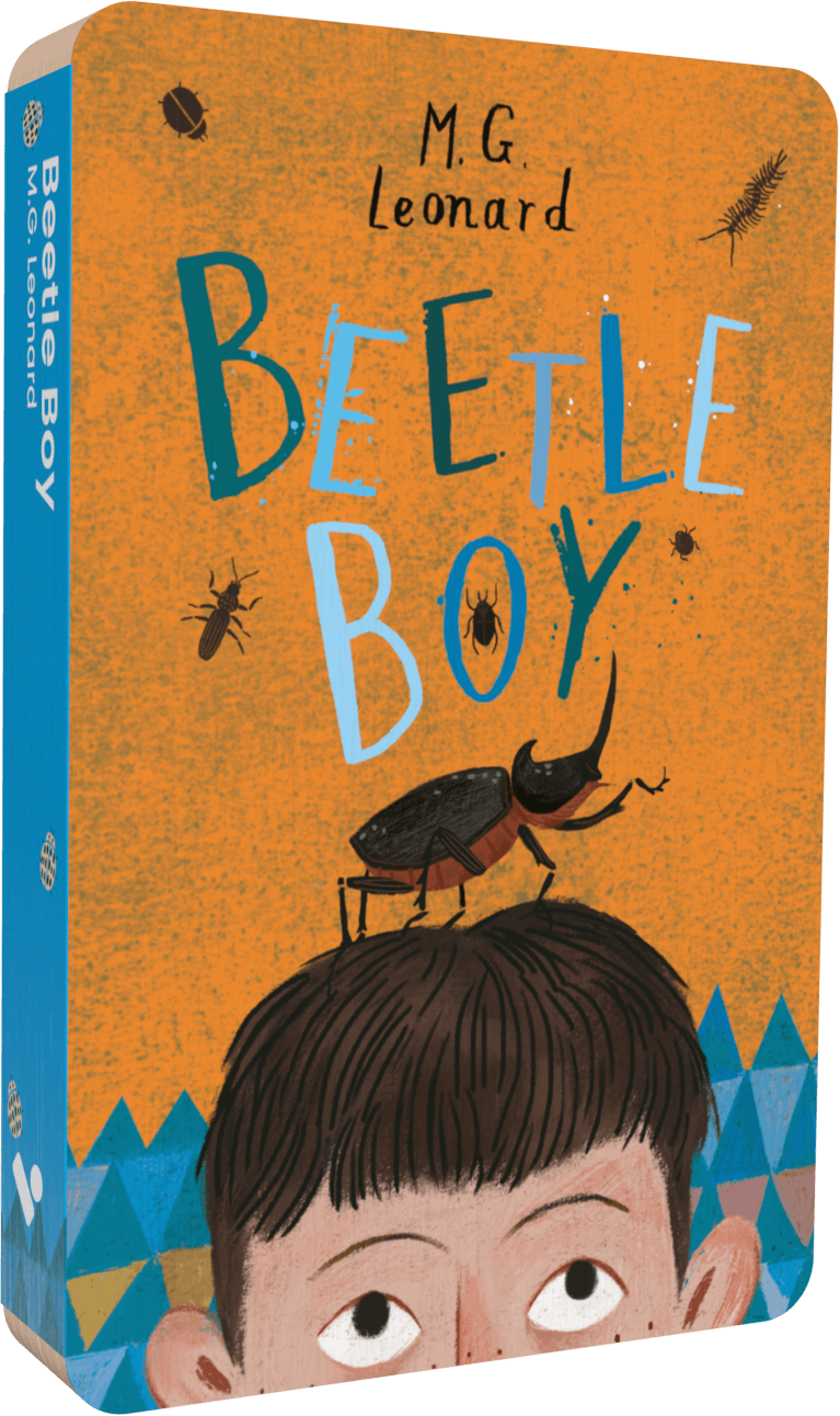 Beetle Boy audiobook front cover.