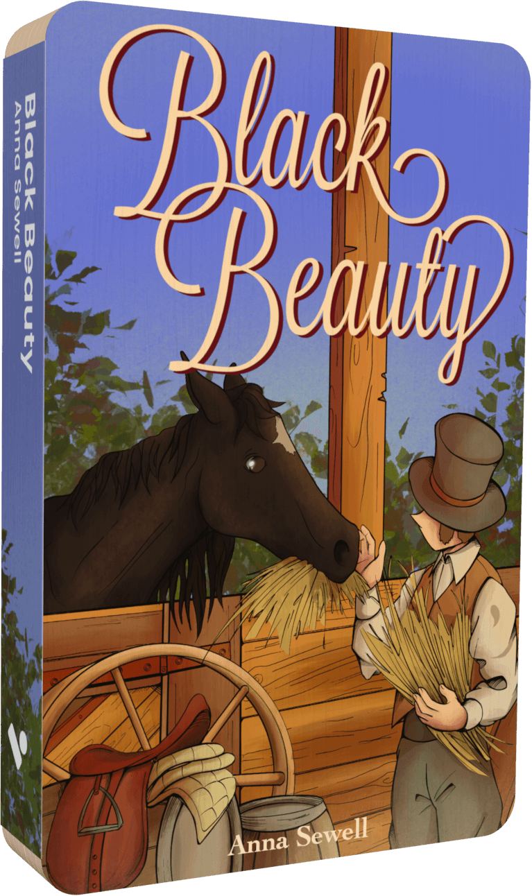 Black Beauty audiobook front cover.