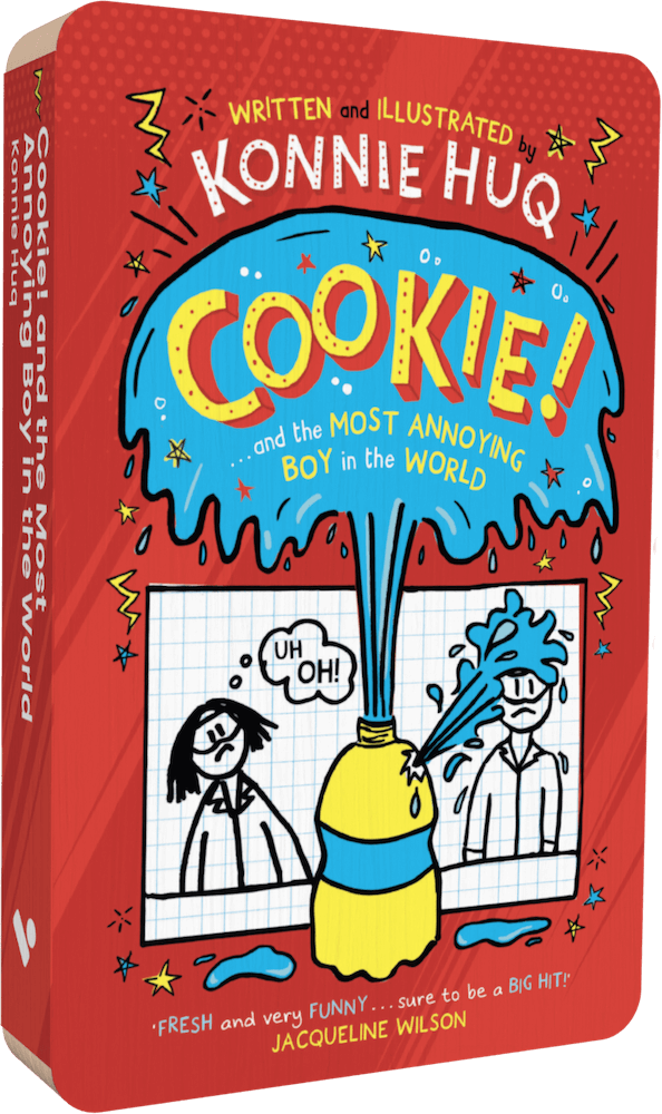 Cookie And The Most Annoying Boy In The World audiobook front cover.