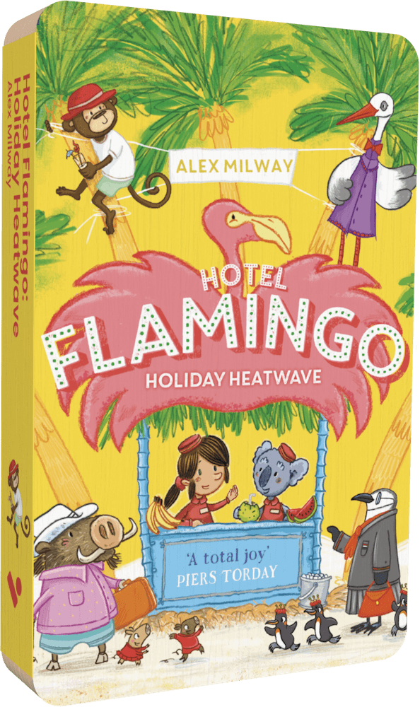 Hotel Flamingo: Holiday Heatwave audiobook front cover.