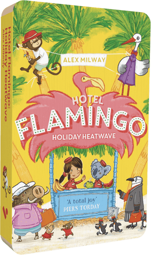 Hotel Flamingo: Holiday Heatwave audiobook front cover.