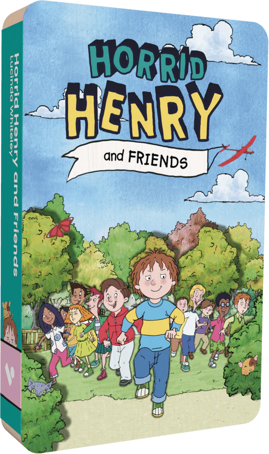 Horrid Henry And Friends audiobook front cover.