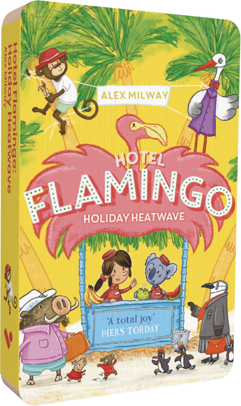 Hotel Flamingo: Holiday Heatwave audiobook front cover.