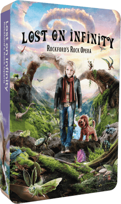 Lost On Infinity audiobook front cover.
