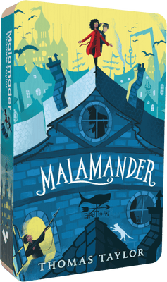 Malamander audiobook front cover.