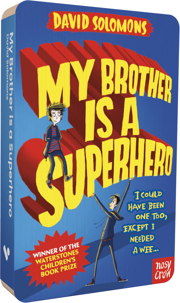 My Brother Is A Superher audiobook front cover.