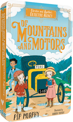 Of Mountains And Motors audiobook front cover.