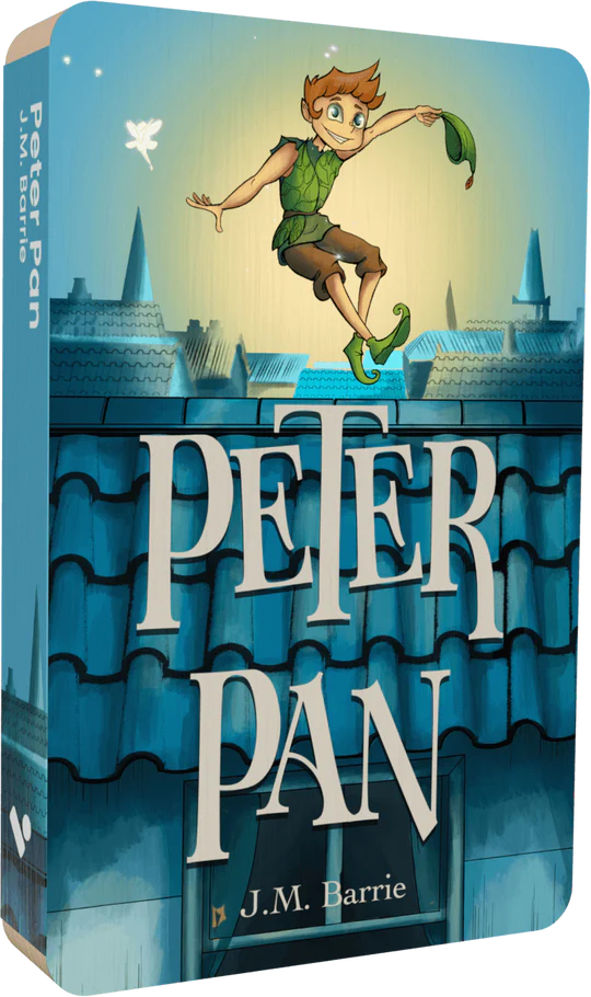 Peter Pan audiobook front cover.