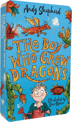The Boy Who Grew Dragons audiobook front cover.