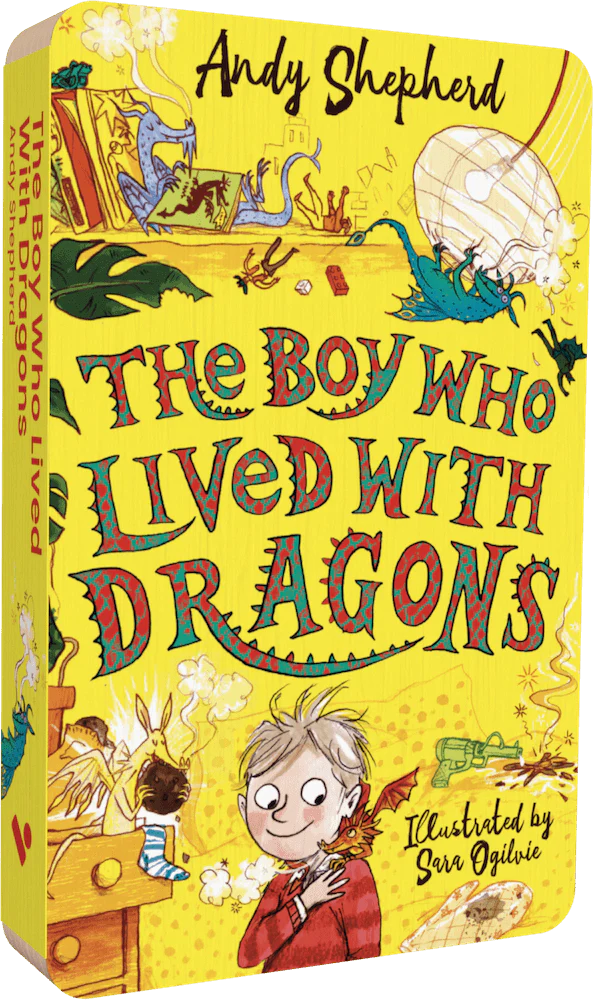The Boy Who Lived With Dragons audiobook front cover.