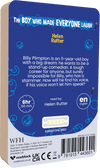 The Boy Who Made Everyone Laugh audiobook back cover.