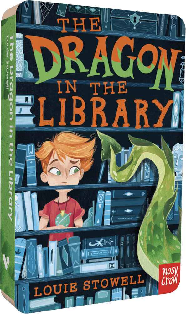 The Dragon In The Library audiobook front cover.