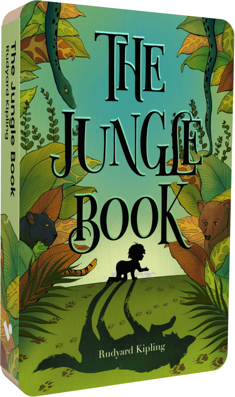 The Jungle Book audiobook front cover.