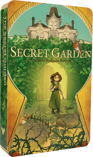 The Secret Garden audiobook front cover.