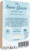 The Snow Queen audiobook back cover.