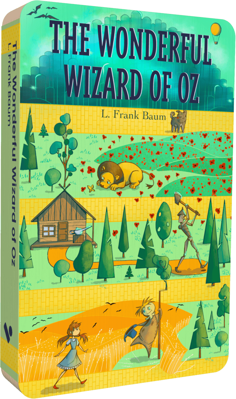 The Wonderful Wizard Of Oz audiobook front cover.