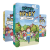 This image shows the front covers of the three audiobooks in Voxblock&