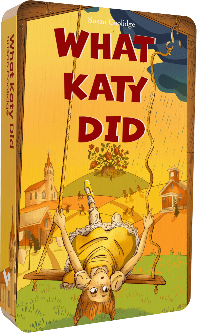 What Katy Did audiobook front cover.